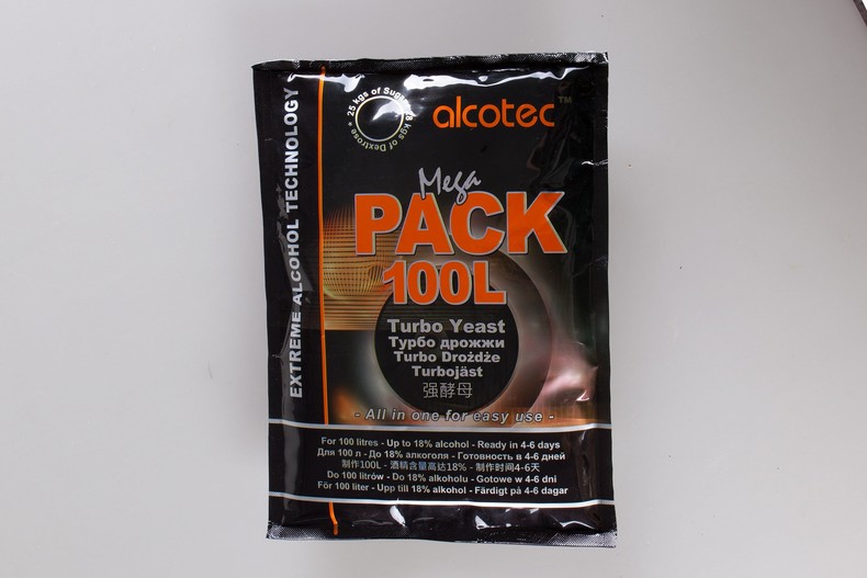 Турбо дрожжи Alcotec Mega Pack 100L