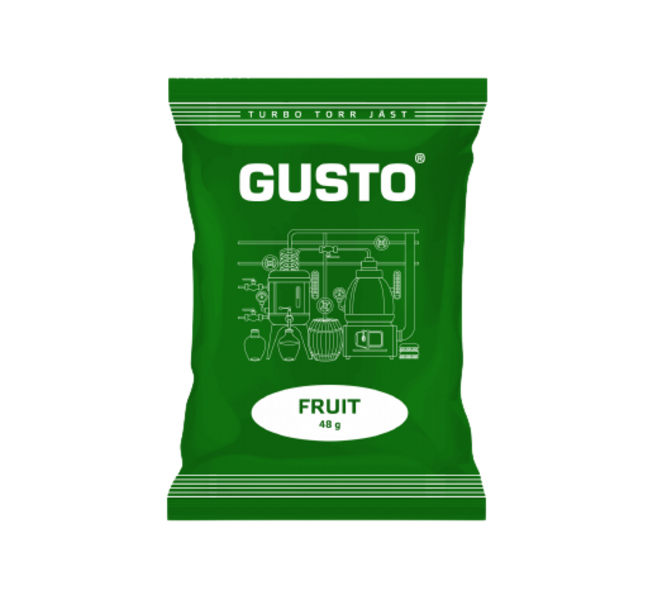 Спиртовые турбо дрожжи Gusto Fruit, 48 гр.