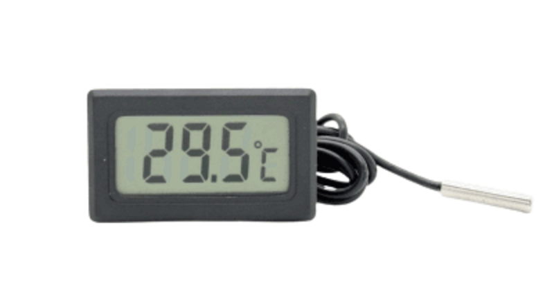 Термометр цифровой с проводом, 1 метр